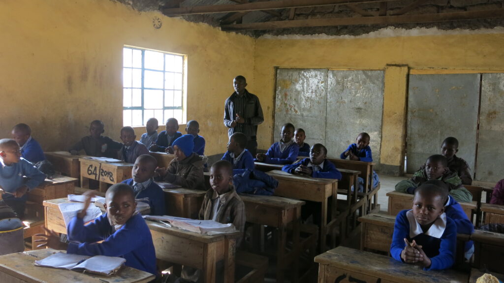 Kiungururia Primary School Klassenzimmer